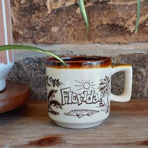 Vintage Florida Stoneware Mug